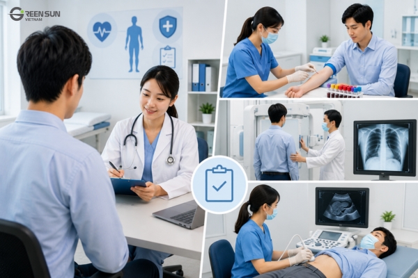 Health examination items for Vietnamese work permits and points to note when undergoing the examination