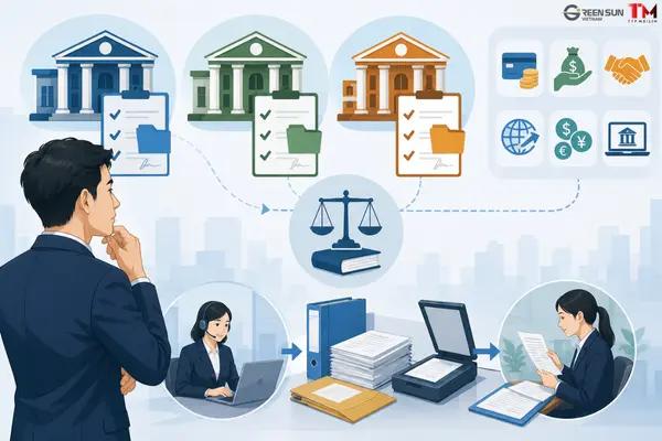Company banking representative documents