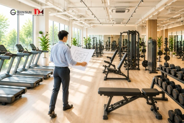 japan company gym setup hcmc